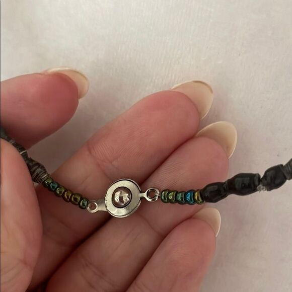 Vintage Colorful Beaded Necklace - Picture 3 of 3